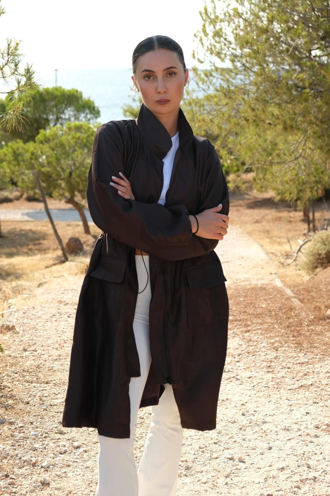 Burnt brown coverup - Timeless Boutique