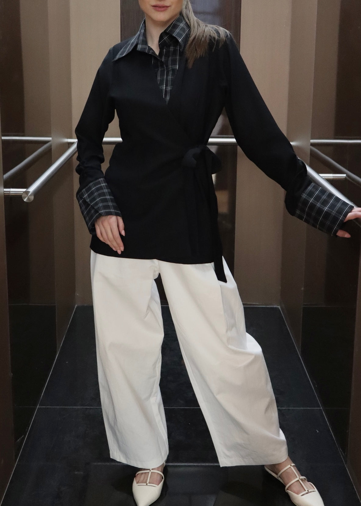 Black Checkered - Timeless Boutique