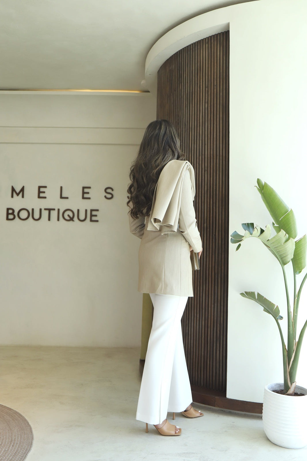 Beige stone