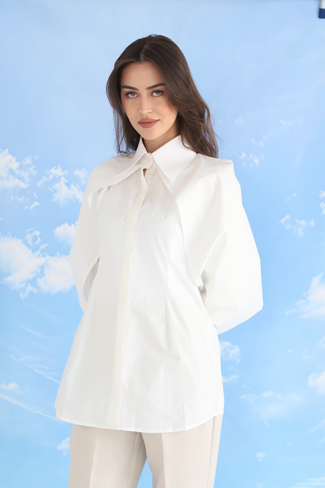 The white shirt
