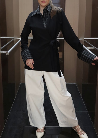 Black Checkered - Timeless Boutique