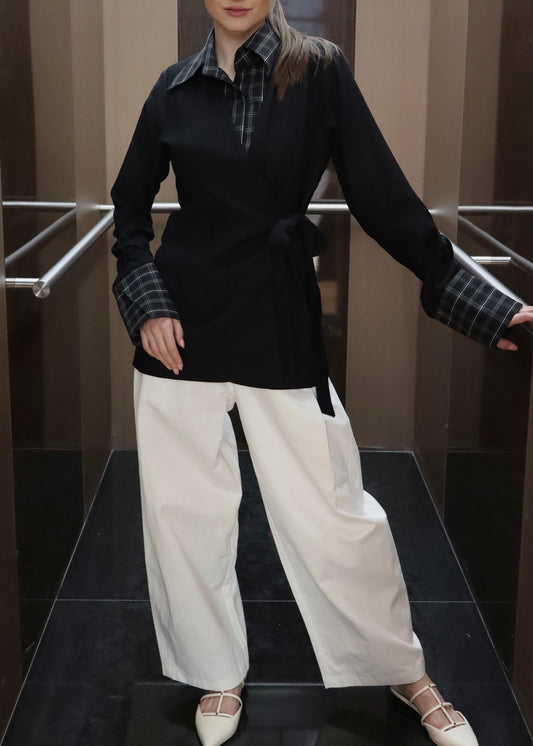 Black Checkered - Timeless Boutique