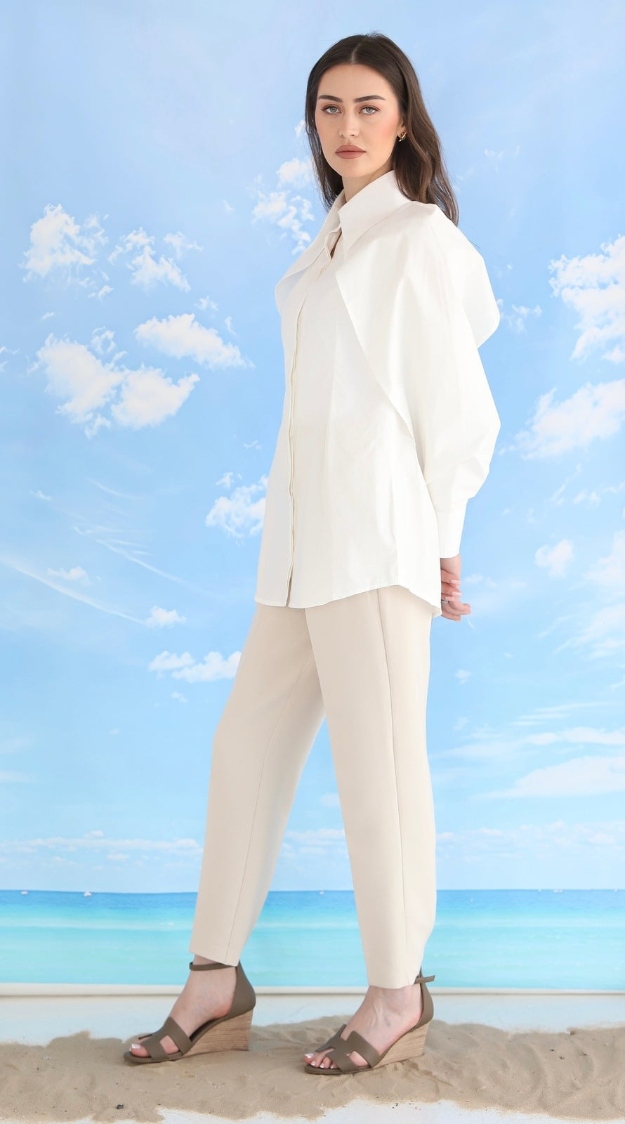 The white shirt
