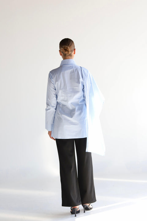 Crystal Scarf Shirt