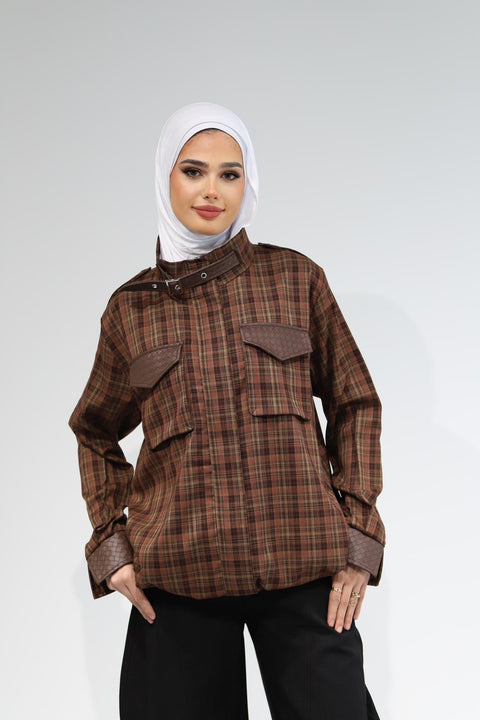 Autumn Check - Brown