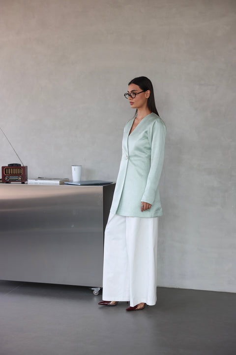 Soft Mint Blazer