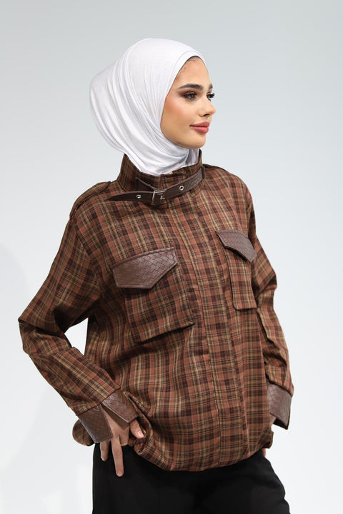 Autumn Check - Brown