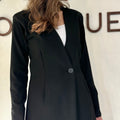 Black striped blazer - Timeless Boutique