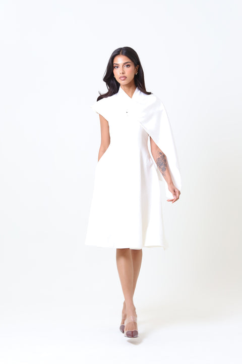 White Midi Dress