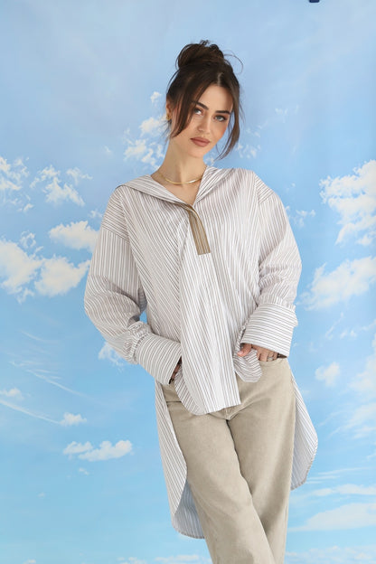 Free Size Stripe shirt