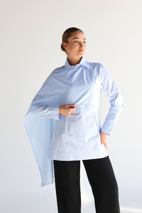 Crystal Scarf Shirt
