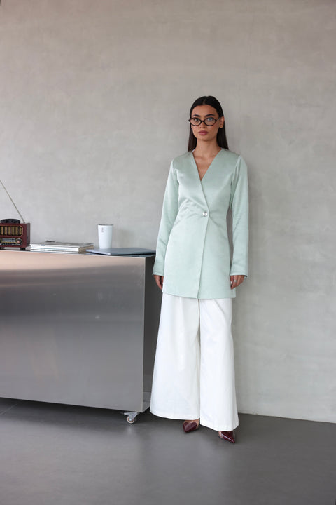 Soft Mint Blazer