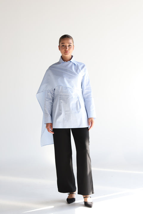 Crystal Scarf Shirt
