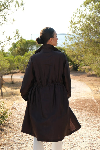 Burnt brown coverup - Timeless Boutique