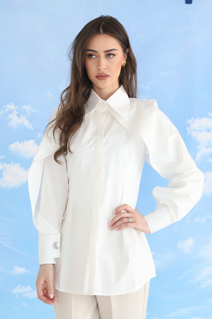 The white shirt