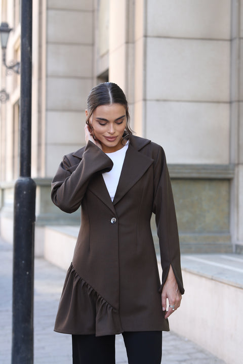 Chocolate Short Blazer