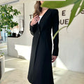 Black striped blazer - Timeless Boutique