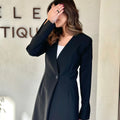 Black striped blazer - Timeless Boutique
