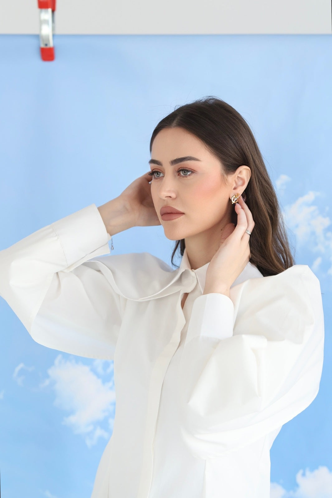 The white shirt