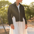 Denim Crop jacket - Timeless Boutique