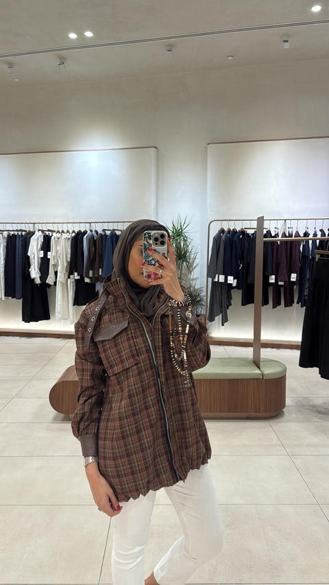 Autumn Check - Brown