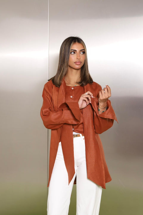 Apricot Linen - Timeless Boutique Kuwait
