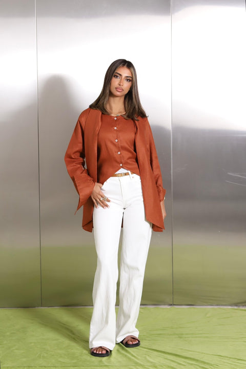 Apricot Linen - Timeless Boutique Kuwait