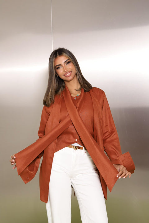 Apricot Linen - Timeless Boutique Kuwait