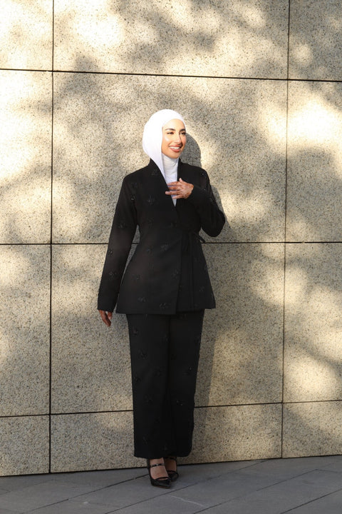 Black Embroidery - Timeless Boutique Kuwait