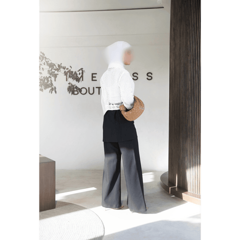 بنطال تنورة أسود - Timeless Boutique