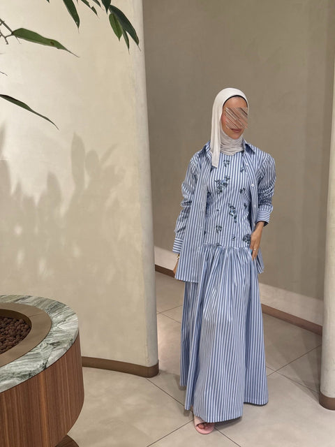Blue Bell set - Timeless Boutique Kuwait