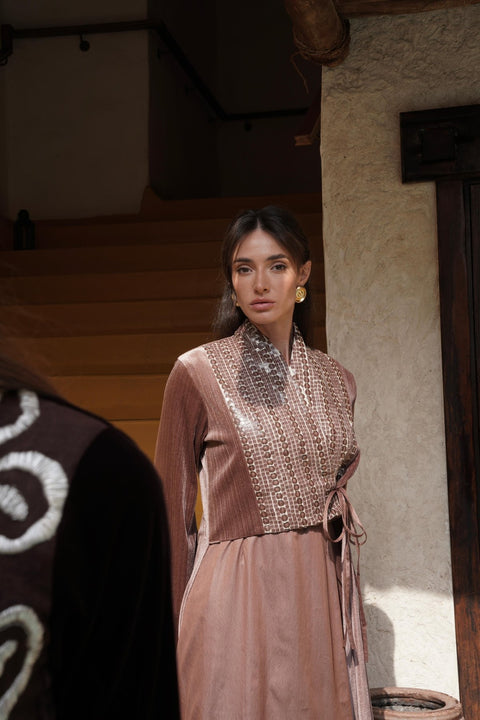 Blush Kaftan - Timeless Boutique Kuwait