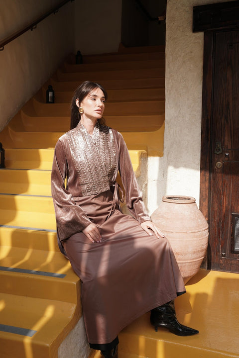 Blush Kaftan - Timeless Boutique Kuwait