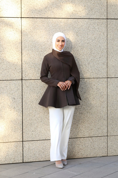 Brunette blazer - Timeless Boutique Kuwait
