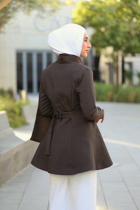 Brunette blazer - Timeless Boutique Kuwait