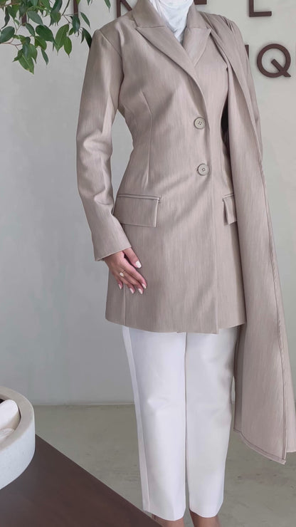 Beige stone