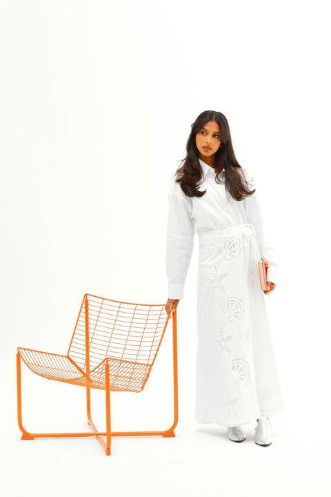 Riviera - White Dress - Timeless Boutique Kuwait