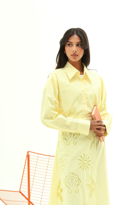 Riviera - Yellow dress - Timeless Boutique Kuwait