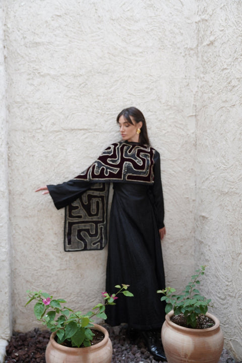Shawl Kaftan - Timeless Boutique Kuwait