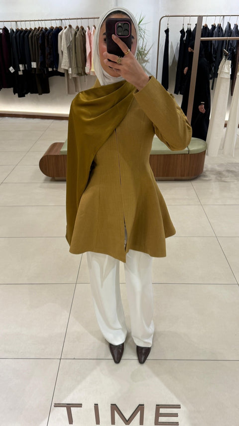 Sunlit Gold blazer - Timeless Boutique Kuwait