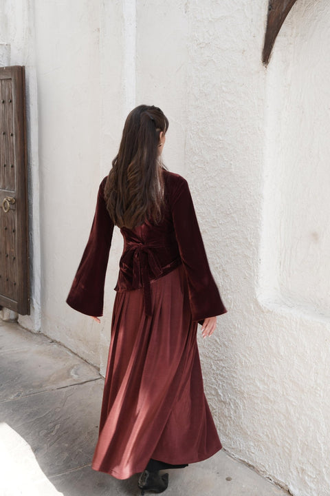 Velvet Sunset Kaftan - Timeless Boutique Kuwait