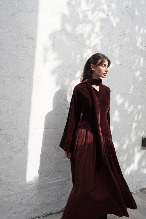 Velvet Sunset Kaftan - Timeless Boutique Kuwait