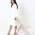 White Midi Dress - Timeless Boutique Kuwait
